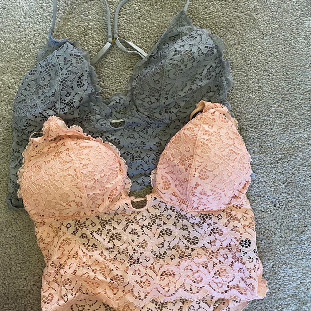 Lace bralettes